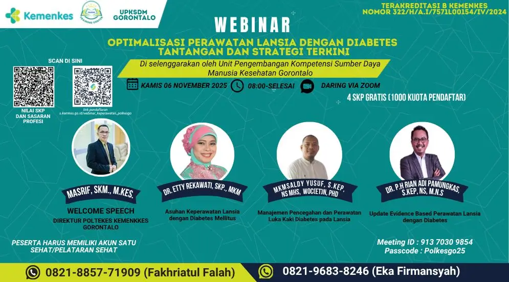 Webinar Nasional: Optimalisasi Perawatan Lansia dengan Diabetes – Tantangan dan Strategi Terkini
